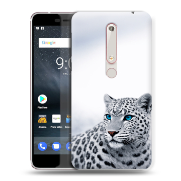 Пластиковый чехол на Nokia 6 (2018) с принтом женский