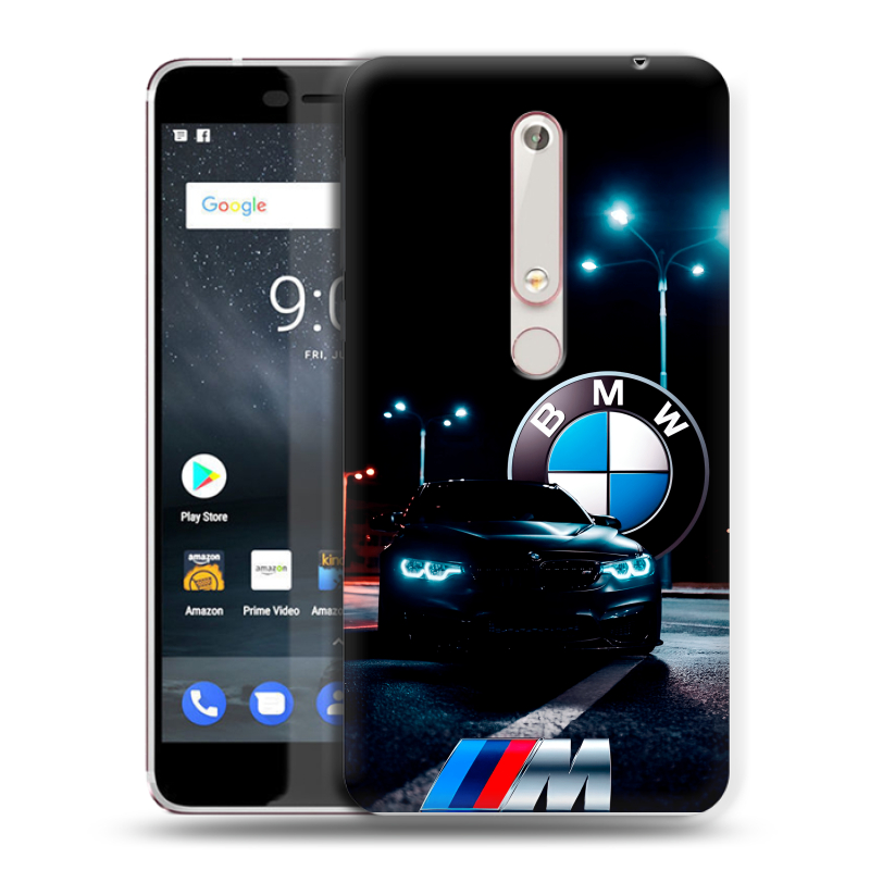 Пластиковый чехол на Nokia 6 (2018) с принтом БМВ BMW Пластиковый чехол на Nokia 6 (2018) с принтом БМВ BMW