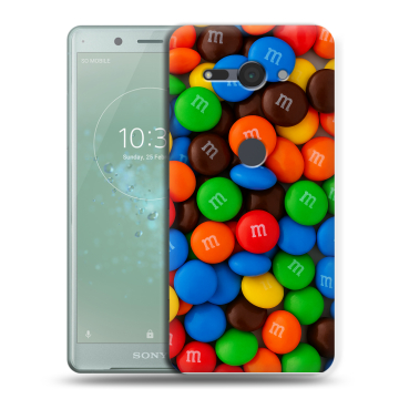Силиконовый чехол на Sony Xperia XZ2 Compact с принтом Конфеты Силиконовый чехол на Sony Xperia XZ2 Compact с принтом Конфеты