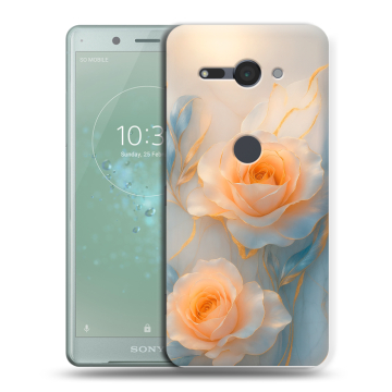 Силиконовый чехол на Sony Xperia XZ2 Compact с принтом Женский Силиконовый чехол на Sony Xperia XZ2 Compact с принтом Женский