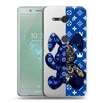 Силиконовый чехол на Sony Xperia XZ2 Compact с принтом Луи робот Силиконовый чехол на Sony Xperia XZ2 Compact с принтом Луи робот