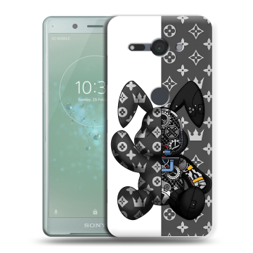 Силиконовый чехол на Sony Xperia XZ2 Compact с принтом Луи робот