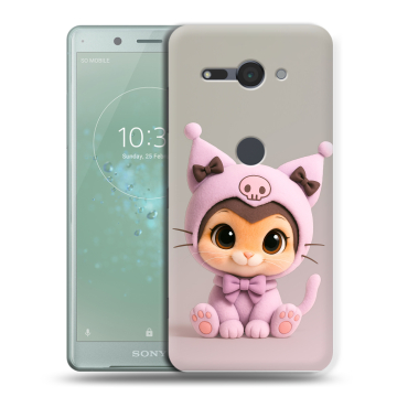 Силиконовый чехол на Sony Xperia XZ2 Compact с принтом Куроми Kuromi 