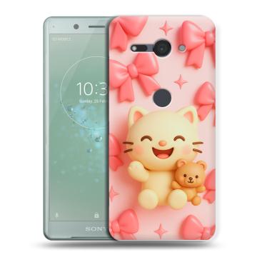 Силиконовый чехол на Sony Xperia XZ2 Compact с принтом для девочек Силиконовый чехол на Sony Xperia XZ2 Compact с принтом для девочек