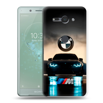 Силиконовый чехол на Sony Xperia XZ2 Compact с принтом БМВ BMW Силиконовый чехол на Sony Xperia XZ2 Compact с принтом БМВ BMW