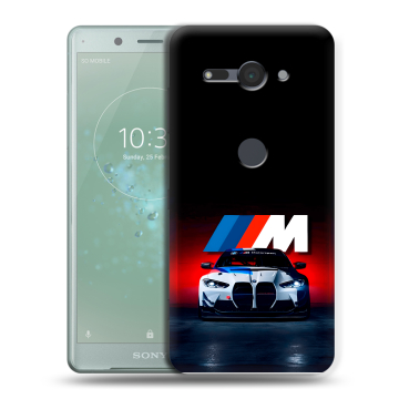 Силиконовый чехол на Sony Xperia XZ2 Compact с принтом БМВ BMW Силиконовый чехол на Sony Xperia XZ2 Compact с принтом БМВ BMW