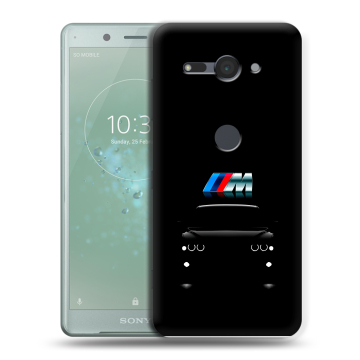 Силиконовый чехол на Sony Xperia XZ2 Compact с принтом БМВ BMW Силиконовый чехол на Sony Xperia XZ2 Compact с принтом БМВ BMW