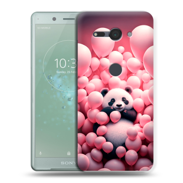 Силиконовый чехол на Sony Xperia XZ2 Compact с принтом Панда