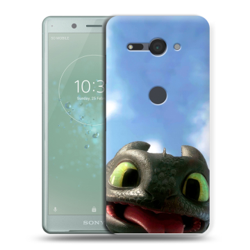 Силиконовый чехол на Sony Xperia XZ2 Compact с принтом Как приручить дракона Силиконовый чехол на Sony Xperia XZ2 Compact с принтом Как приручить дракона