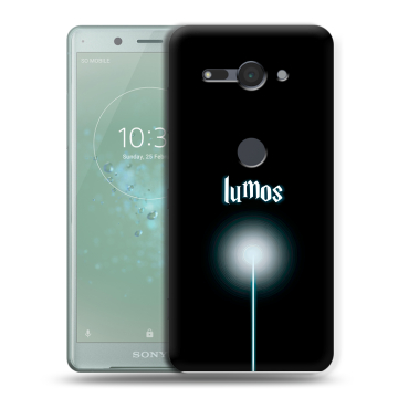 Силиконовый чехол на Sony Xperia XZ2 Compact с принтом Harry Potter Гарри Поттер Силиконовый чехол на Sony Xperia XZ2 Compact с принтом Harry Potter Гарри Поттер
