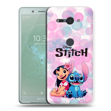 Силиконовый чехол на Sony Xperia XZ2 Compact с принтом Лило и Стич
