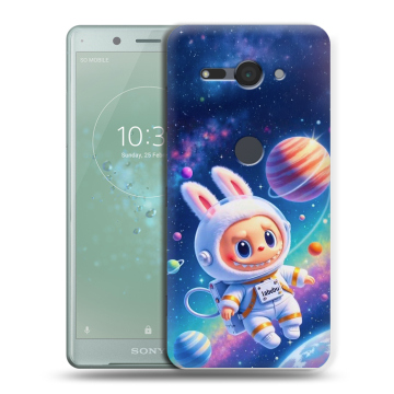 Силиконовый чехол на Sony Xperia XZ2 Compact с принтом Labubu Лабубу Силиконовый чехол на Sony Xperia XZ2 Compact с принтом Labubu Лабубу