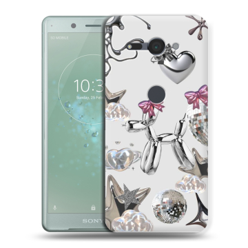 Силиконовый чехол на Sony Xperia XZ2 Compact с принтом Y2K Силиконовый чехол на Sony Xperia XZ2 Compact с принтом Y2K