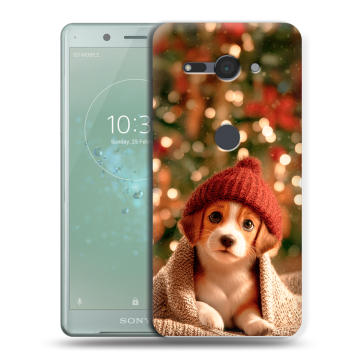 Силиконовый чехол на Sony Xperia XZ2 Compact с принтом Новый год Силиконовый чехол на Sony Xperia XZ2 Compact с принтом Новый год