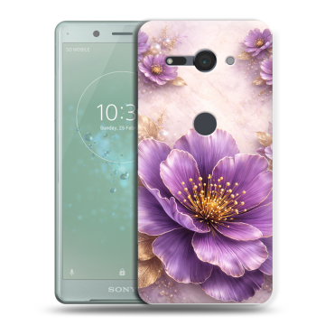 Силиконовый чехол на Sony Xperia XZ2 Compact с принтом женский Силиконовый чехол на Sony Xperia XZ2 Compact с принтом женский