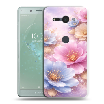 Силиконовый чехол на Sony Xperia XZ2 Compact с принтом женский Силиконовый чехол на Sony Xperia XZ2 Compact с принтом женский
