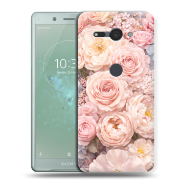 Силиконовый чехол на Sony Xperia XZ2 Compact с принтом женский Силиконовый чехол на Sony Xperia XZ2 Compact с принтом женский