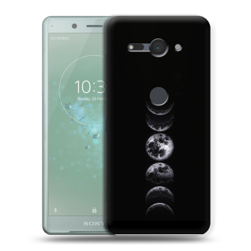 Силиконовый чехол на Sony Xperia XZ2 Compact с принтом женский