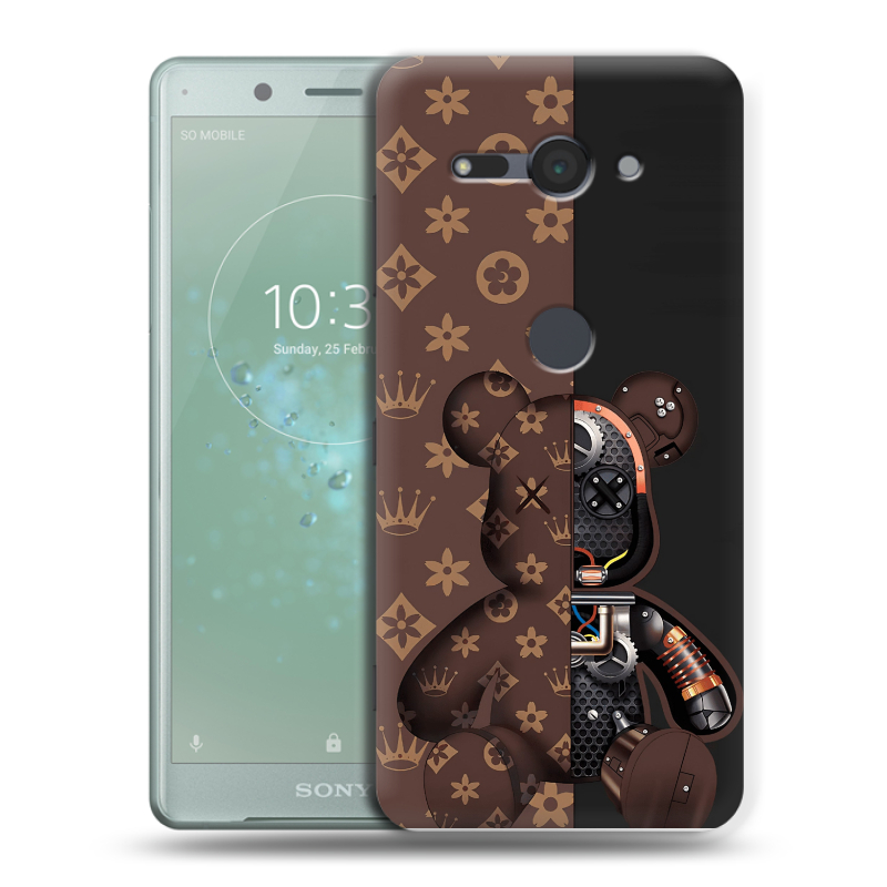 Пластиковый чехол на Sony Xperia XZ2 Compact с принтом Луи робот Пластиковый чехол на Sony Xperia XZ2 Compact с принтом Луи робот