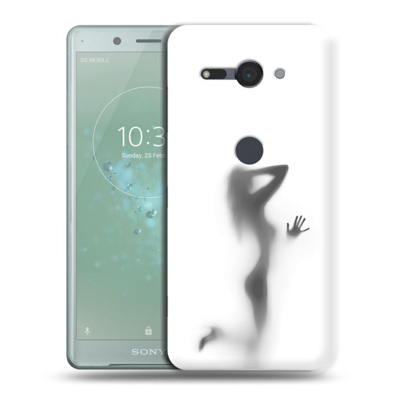 Пластиковый чехол на Sony Xperia XZ2 Compact с принтом Силуэт Пластиковый чехол на Sony Xperia XZ2 Compact с принтом Силуэт