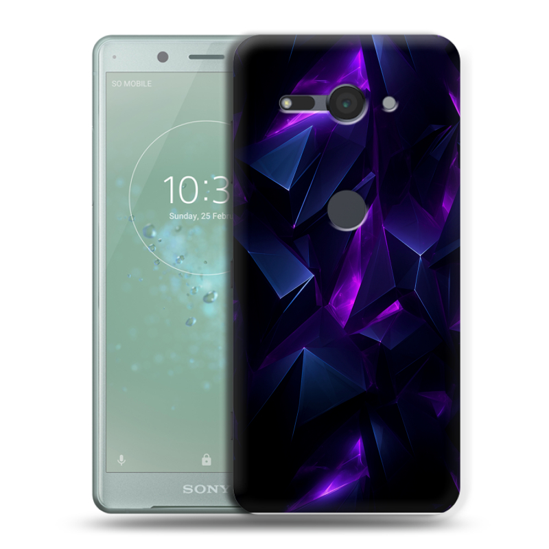 Пластиковый чехол на Sony Xperia XZ2 Compact с принтом Абстракиция Пластиковый чехол на Sony Xperia XZ2 Compact с принтом Абстракиция
