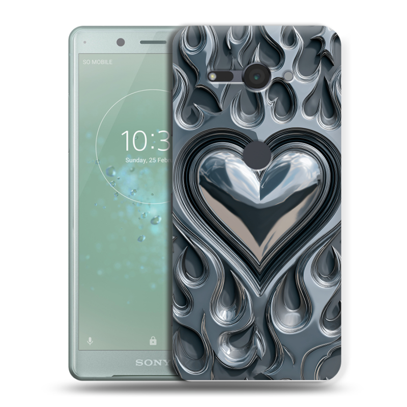 Пластиковый чехол на Sony Xperia XZ2 Compact с принтом Y2K Пластиковый чехол на Sony Xperia XZ2 Compact с принтом Y2K