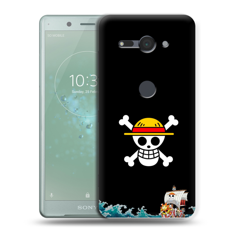 Пластиковый чехол на Sony Xperia XZ2 Compact с принтом One Piece Ван Пис Пластиковый чехол на Sony Xperia XZ2 Compact с принтом One Piece Ван Пис