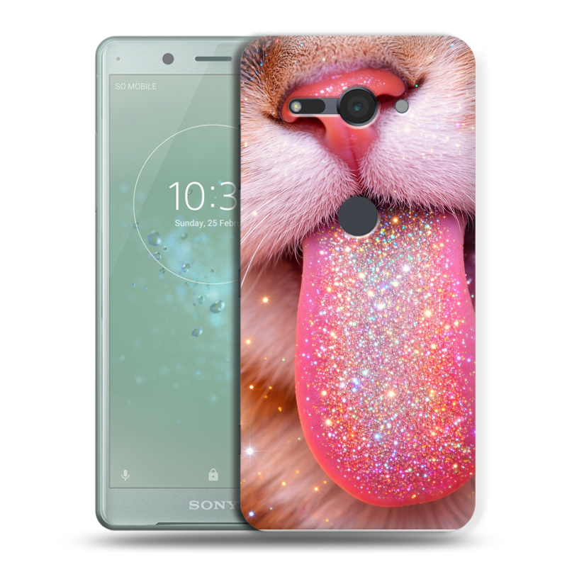 Пластиковый чехол на Sony Xperia XZ2 Compact с принтом для девочек Пластиковый чехол на Sony Xperia XZ2 Compact с принтом для девочек