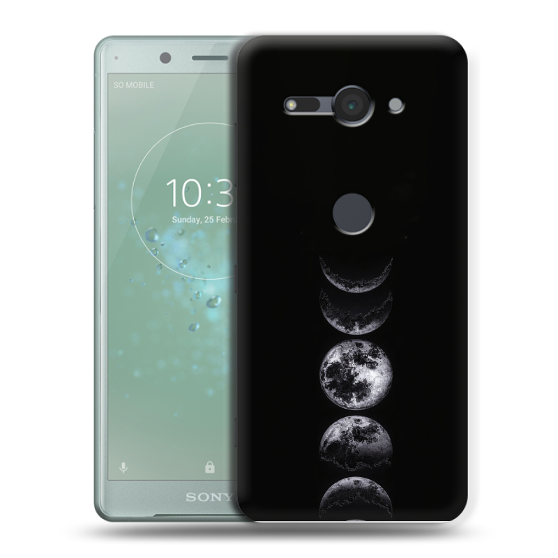 Пластиковый чехол на Sony Xperia XZ2 Compact с принтом женский Пластиковый чехол на Sony Xperia XZ2 Compact с принтом женский