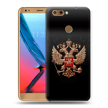 Силиконовый чехол на ZTE Blade V9 с принтом Герб России Силиконовый чехол на ZTE Blade V9 с принтом Герб России