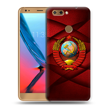 Силиконовый чехол на ZTE Blade V9 с принтом Герб СССР Силиконовый чехол на ZTE Blade V9 с принтом Герб СССР