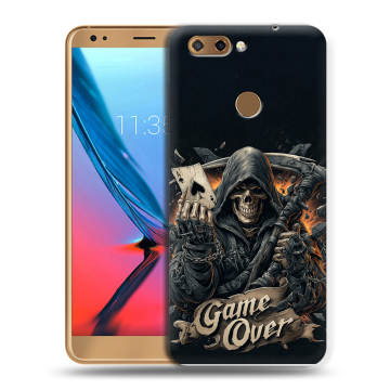 Силиконовый чехол на ZTE Blade V9 с принтом Скелет карты Силиконовый чехол на ZTE Blade V9 с принтом Скелет карты