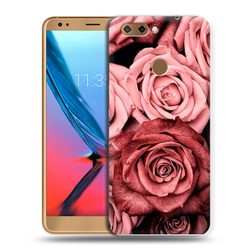Силиконовый чехол на ZTE Blade V9 с принтом Цветы розы Силиконовый чехол на ZTE Blade V9 с принтом Цветы розы