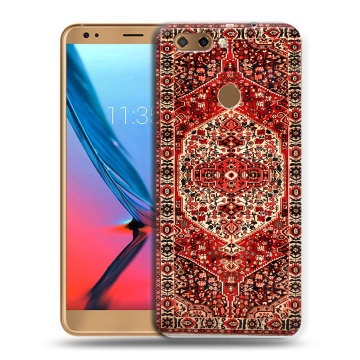 Силиконовый чехол на ZTE Blade V9 с принтом Ковер