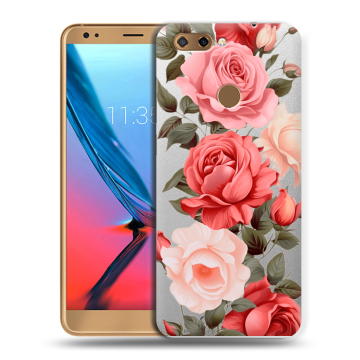 Силиконовый чехол на ZTE Blade V9 с принтом Розы Силиконовый чехол на ZTE Blade V9 с принтом Розы