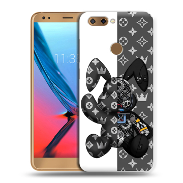 Силиконовый чехол на ZTE Blade V9 с принтом Луи робот