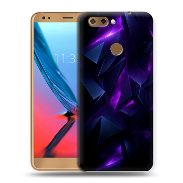 Силиконовый чехол на ZTE Blade V9 с принтом Абстракиция