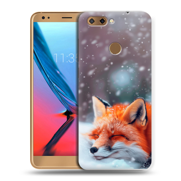 Силиконовый чехол на ZTE Blade V9 с принтом лиса Силиконовый чехол на ZTE Blade V9 с принтом лиса