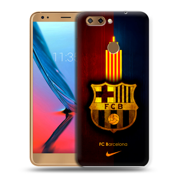 Силиконовый чехол на ZTE Blade V9 с принтом Барселона Barcelona