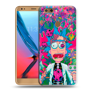 Силиконовый чехол на ZTE Blade V9 с принтом Рик и Морти Rick Morty Силиконовый чехол на ZTE Blade V9 с принтом Рик и Морти Rick Morty