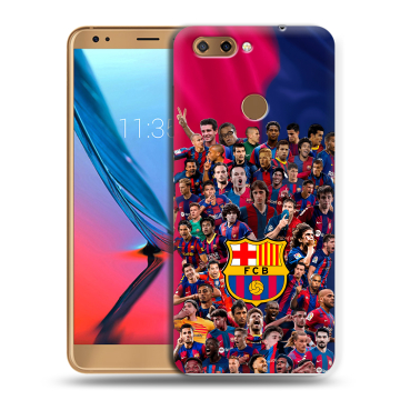 Силиконовый чехол на ZTE Blade V9 с принтом Барселона Barcelona