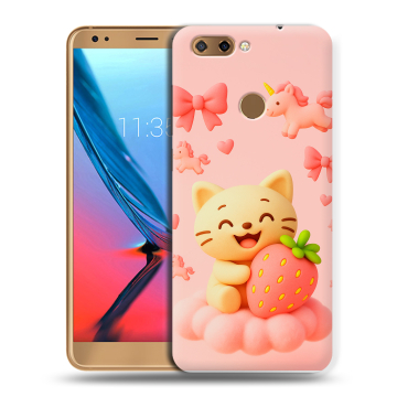 Силиконовый чехол на ZTE Blade V9 с принтом для девочек