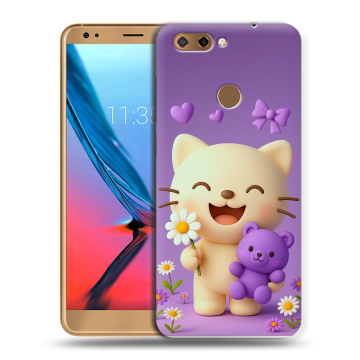 Силиконовый чехол на ZTE Blade V9 с принтом для девочек Силиконовый чехол на ZTE Blade V9 с принтом для девочек