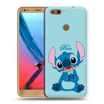 Силиконовый чехол на ZTE Blade V9 с принтом Лило и Стич