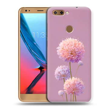 Силиконовый чехол на ZTE Blade V9 с принтом Цветы