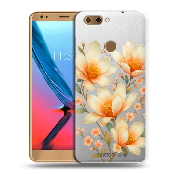Силиконовый чехол на ZTE Blade V9 с принтом Цветы