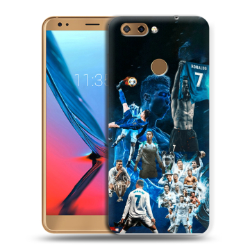 Силиконовый чехол на ZTE Blade V9 с принтом Реал Роналдо Силиконовый чехол на ZTE Blade V9 с принтом Реал Роналдо