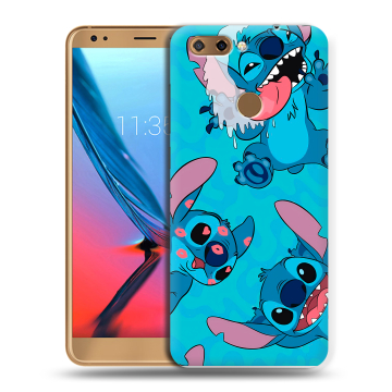 Силиконовый чехол на ZTE Blade V9 с принтом Лило и Стич