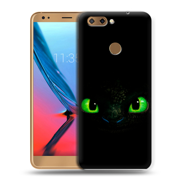Силиконовый чехол на ZTE Blade V9 с принтом Как приручить дракона