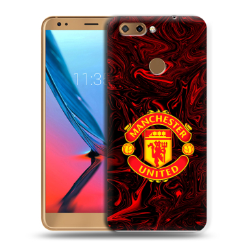 Силиконовый чехол на ZTE Blade V9 с принтом Manchester United
